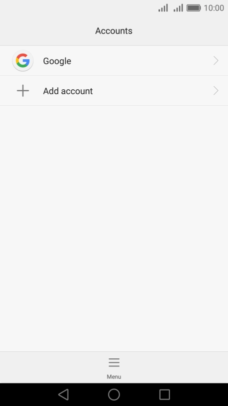 Press the Home key to return to the home screen.