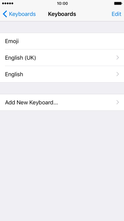 Press the Home key to return to the home screen.