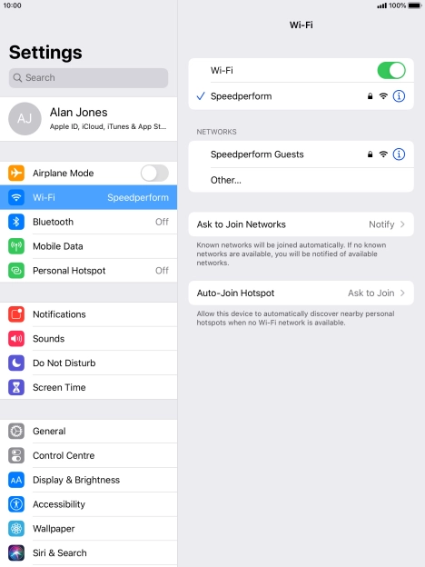 Press the Home key to return to the home screen.