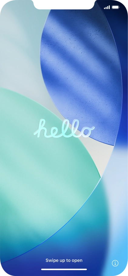 Slide your finger upwards starting from the bottom of the screen. Slide your finger upwards starting from the bottom of the screen.