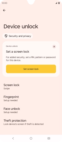 Press Fingerprint.