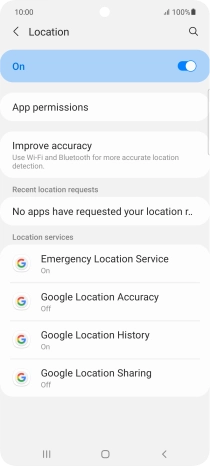 Press App permissions. Press App permissions.