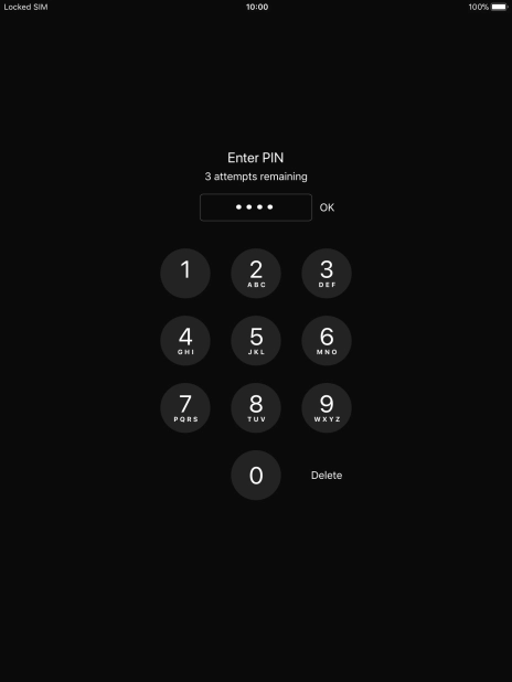 Key in your PIN and press OK. Key in your PIN and press OK.