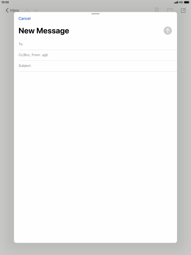 Press To: and key in the first letters of the recipient's name.
