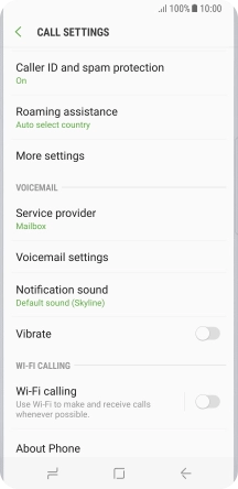 Press More settings. Press More settings.