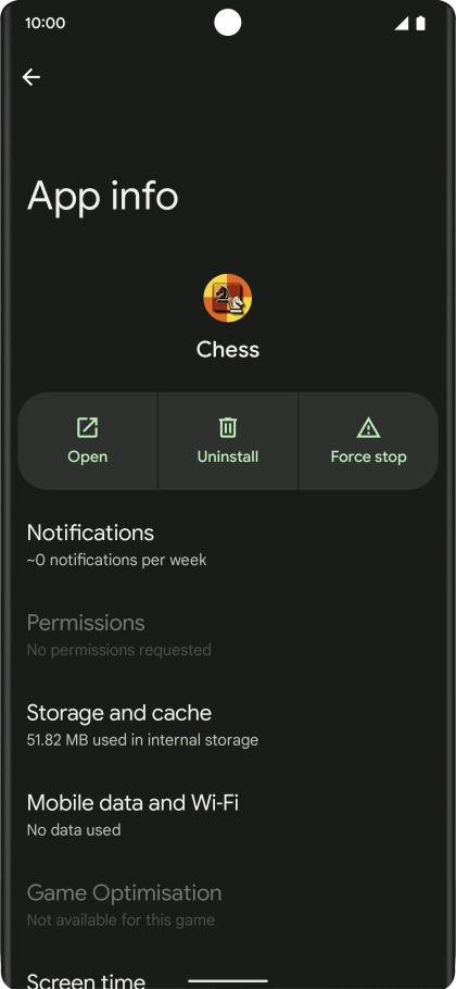 Press Storage and cache.