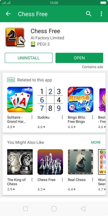 Press the Home key to return to the home screen. Press the Home key to return to the home screen.