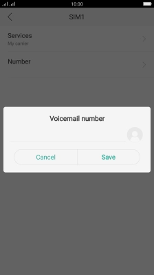 Key in +61414121121 and press Save.