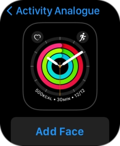 Press Add Face.