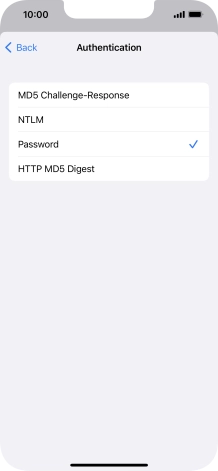 Press Password.