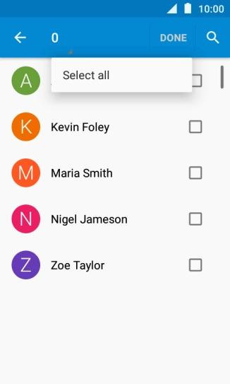 Press Select all.