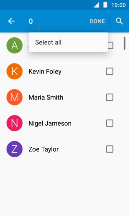 Press Select all.