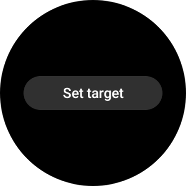Press Set target.
