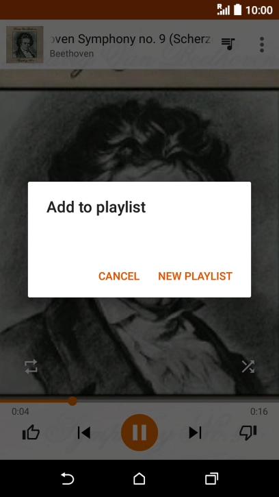 Press NEW PLAYLIST.