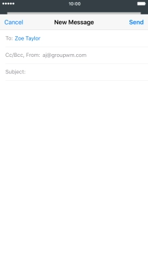 Press Subject and key in the required subject. Press Subject and key in the required subject.