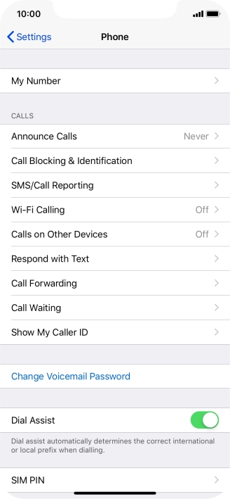 Press Wi-Fi Calling.