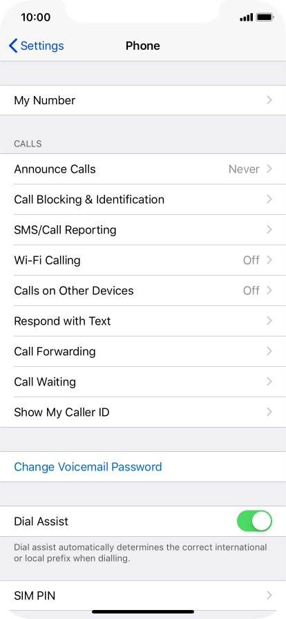 Press Wi-Fi Calling.