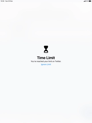 Press Ignore Limit. Press Ignore Limit.