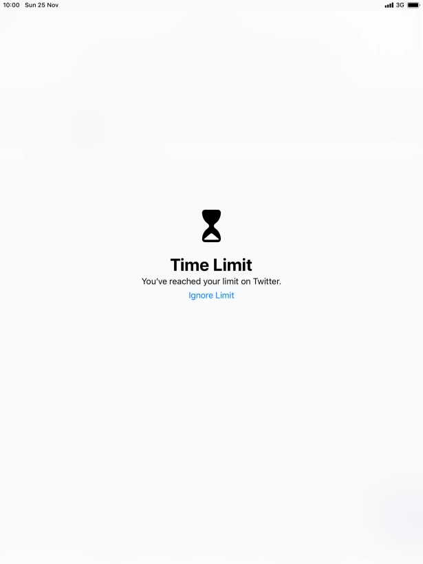 Press Ignore Limit. Press Ignore Limit.