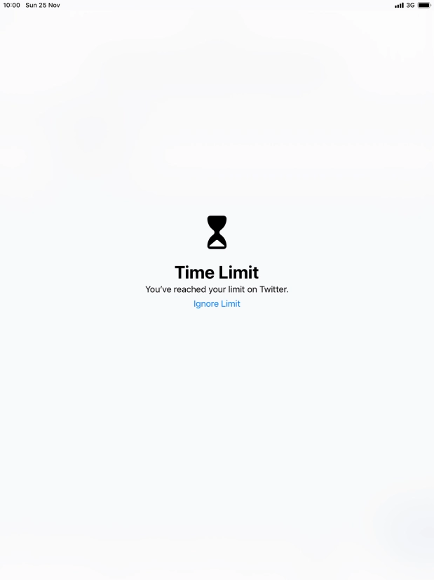Press Ignore Limit. Press Ignore Limit.