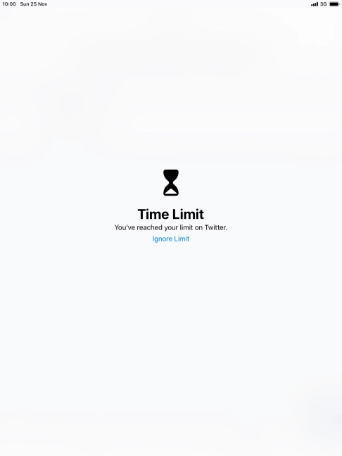 Press Ignore Limit. Press Ignore Limit.
