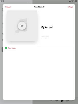Press Add Music.