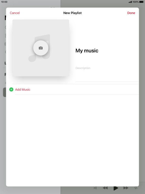 Press Add Music.