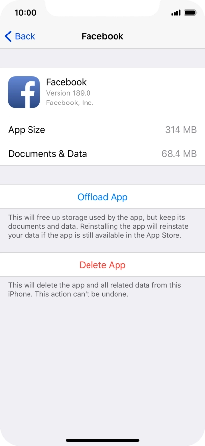 Press Offload App.