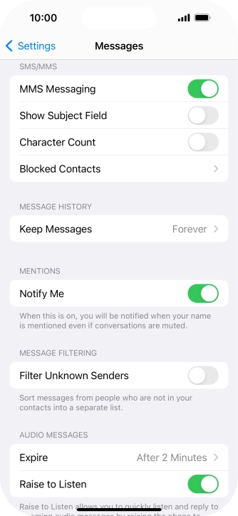 Slide your finger upwards starting from the bottom of the screen to return to the home screen.