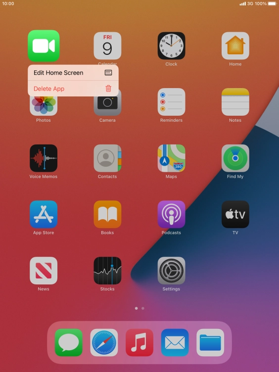 Press Delete App. Press Delete App.