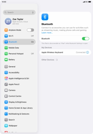 Slide your finger upwards starting from the bottom of the screen to return to the home screen.
