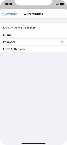 Press Password.