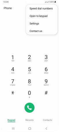 Press Settings.