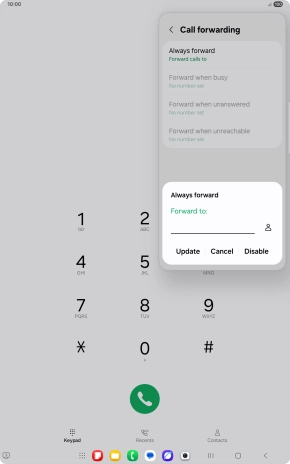 Press Disable.