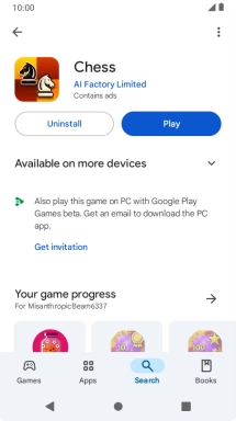 Press Uninstall.