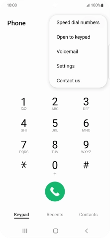 Press Settings.