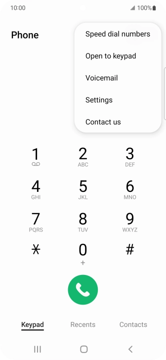 Press Settings.