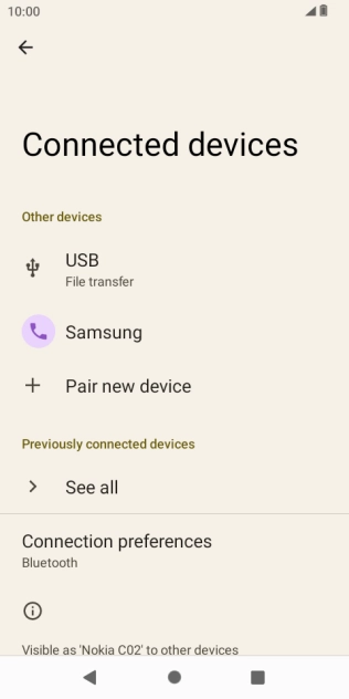 Press the Home key to return to the home screen. Press the Home key to return to the home screen.