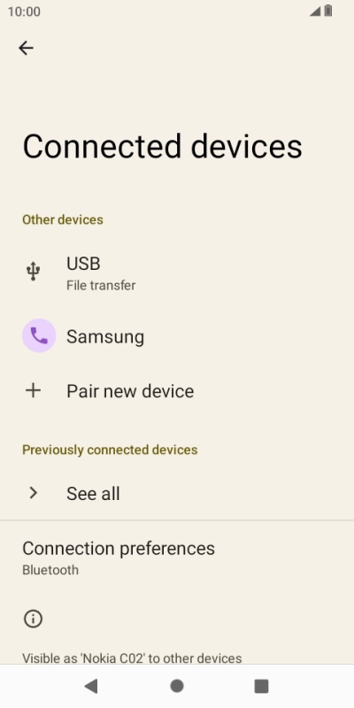 Press the Home key to return to the home screen. Press the Home key to return to the home screen.