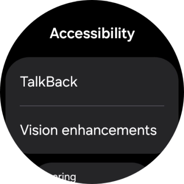 Press TalkBack and follow the instructions on the screen to turn the function on or off.