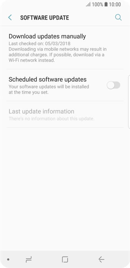 Press Download updates manually. If a new software version is available, it's displayed. Follow the instructions on the screen to update the phone software. Press Download updates manually. If a new software version is available, it's displayed. Follow the instructions on the screen to update the phone software.