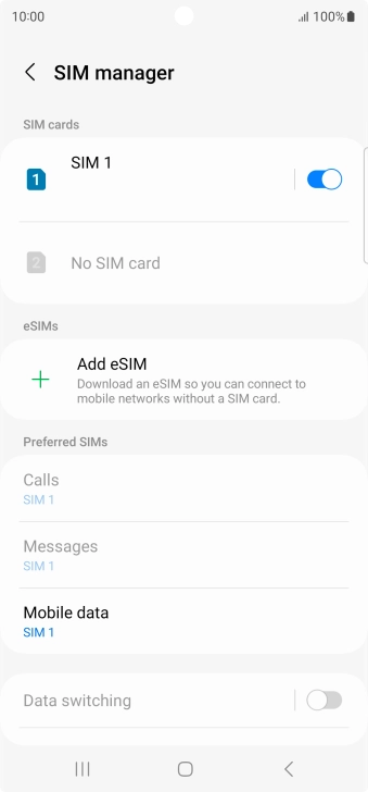 Press Add eSIM.