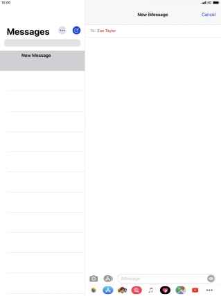 Press the text input field and key in the required text. Press the text input field and key in the required text.