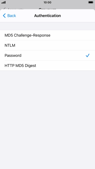 Press Password.