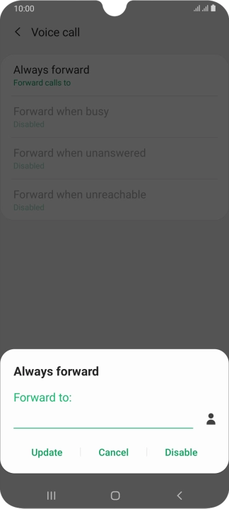 Press Disable. Press Disable.