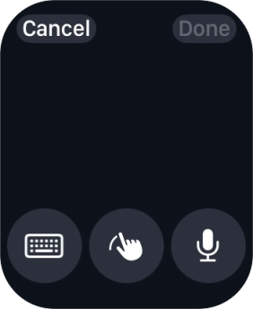 Press the keypad icon.