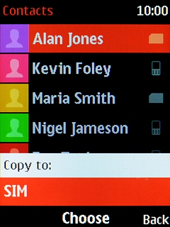 Select SIM.