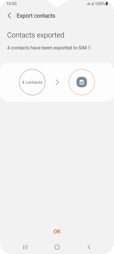 Press OK. Press OK.
