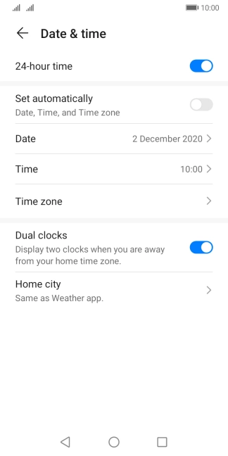 Press the indicator next to Press the indicator next to