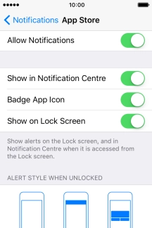Press the indicator next to Press the indicator next to